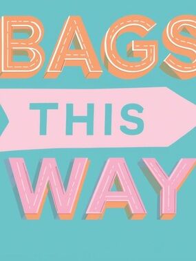 Pink and Teal Tote Bag